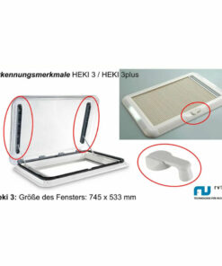 Elektrisches Antriebset für Dometic HEKI 3 Dachfenster - Komfort neu definiert